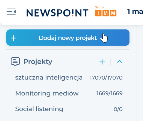 Dodaj projekt